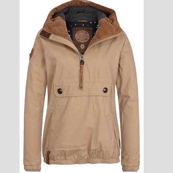 Naketano half zip anorak jacket NWT Naketano half zip anorak jacket NWT